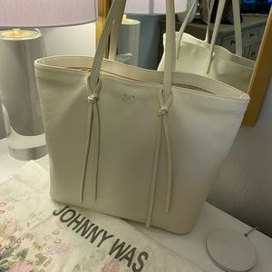 Johnny Was White Tote